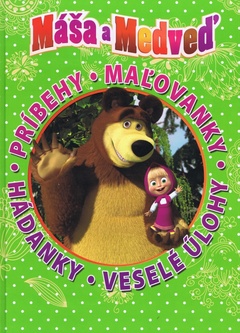 obálka: Máša a medveď - Kniha hier a zábavy na celý rok