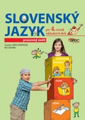 obálka: Slovenský jazyk pre 4. roč. ZŠ - pracovný zošit