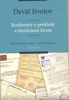 obálka: Deväť životov-Rozhovory o preklade a literárnom živote