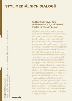 obálka: Styl mediálních dialogů