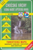 obálka: Chočské vrchy Vodná nádrž Liptovská Mara 1:50 000