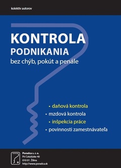 obálka: Kontrola podnikania