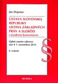 obálka: Ústava SR, Listina Základyných práv a slobôd s úvodným komentárom