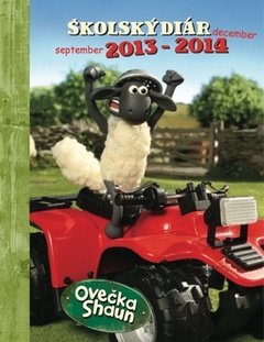 obálka: Ovečka Shaun školský diár 2014