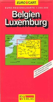 obálka: Belgicko, Luxembursko 1:300 000 automapa