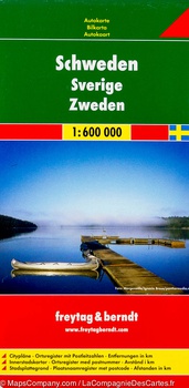 obálka: Švédsko 1:600 000 automapa