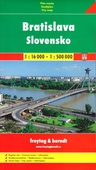 obálka: Bratislava + Slovensko 1:16 000/1:500 000