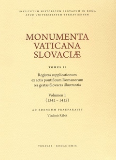 obálka: Monumenta Vaticana Slovaciae II.