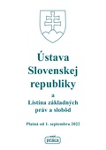 obálka: Ústava Slovenskej republiky a Listina základných práv a slobôd