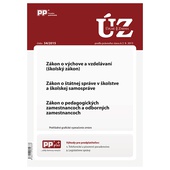 obálka: UZZ 34/2015 Zákon o výchove a vzdelávaní (školský zákon), Zákon o štátnej správe v školstve a školsk