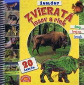 obálka: Zvieratá lesov a riek+ 20 šablón