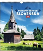 obálka: Pamätihodnosti Slovenska - nástenný kalendár 2019