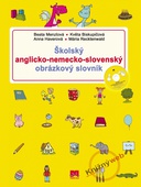 obálka: Školský anglicko-nemecko-slovenský obrázkový slovník