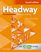 obálka: New Headway Fourth Edition Pre-Intermediate Workbook with Key + iChecker CD