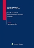 obálka: Judikatúra vo veciach trov občianskeho súdneho konania