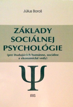 obálka: ZÁKLADY SOCIÁLNEJ PSYCHOLÓGIE