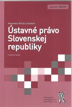 obálka: Ústavné právo Slovenskej republiky