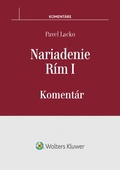 obálka: Nariadenie Rím I - komentár