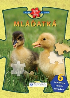 obálka: Mláďatká - 6 farebných puzzle