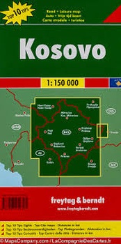 obálka: Kosovo 1:150 000 automapa
