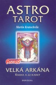 obálka: ASTRO TAROT-VELKÁ ARKÁNA-KNIHA A 22 KARET