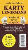 obálka: Karty Lenormand (sada: karty + brožúrka)