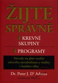 obálka: Žijte správně - 4 krevní skupiny, 4 programy