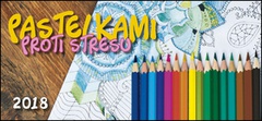 obálka: Pastelkami proti stresu 2018 - stolní kalendář