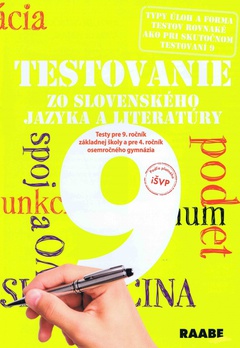 obálka: Testovanie 9 zo slovenského jazyka a literatúry- testy pre 9 ročník ZŠ