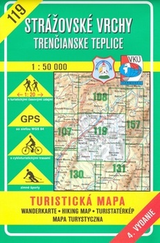 obálka: Strážovské vrchy, Trenčianske Teplice1:50 000
