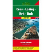 obálka: Cres, Losinj, Krk, Rab 1:100 000 automapa