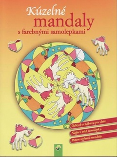 obálka: Kúzelné mandaly s farebnými samolepkami (žltá)