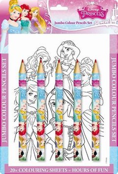 obálka: Omalovánka s maxi pastelkami Princezny