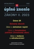 obálka: Aktualizácia II-1 2023 - Obchodný zákonník a obchodný register