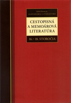 obálka: Cestopisná a memoárová literatúra