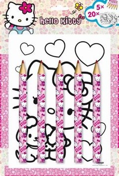 obálka: Omalovánka s maxi pastelkami Hello Kitty