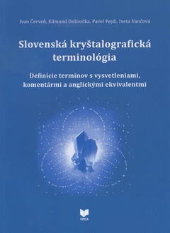 obálka: Slovenská kryštalografická terminológia