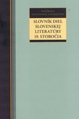 obálka: Slovník diel slovenskej literatúry 19. storočia