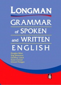 obálka: Longman Grammar of Spoken and Written English