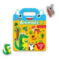 obálka: Gumolepky - poznávam zvieratká