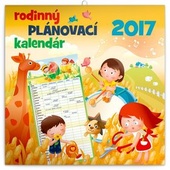 obálka: Rodinný plánovací - nástenný kalendár 2017