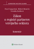 obálka: Zákon o registri partnerov verejného sektora - komentár