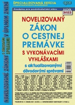 obálka: Novelizovaný zákon o cestnej premávke 2022