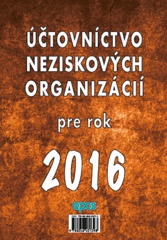obálka: Účtovníctvo neziskových organizácií pre rok 2016