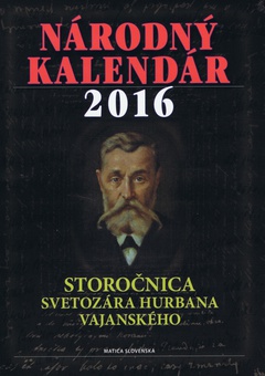 obálka: Národný kalendár 2016