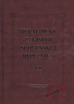 obálka: Heraldický register Slovenskej republiky VII