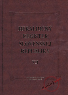 obálka: Heraldický register Slovenskej republiky VII