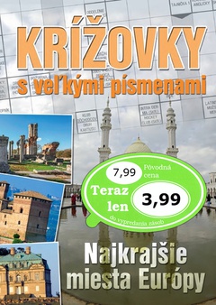 obálka: Krížovky s veľkými písmenami Najkrajšie miesta Európy