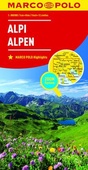 obálka: Alpy Alpi Alpen 1:800 000