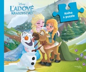 obálka: Ľadové kráľovstvo - kniha s puzzle